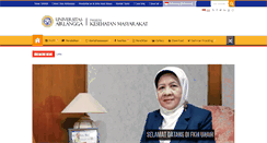 Desktop Screenshot of fkm.unair.ac.id
