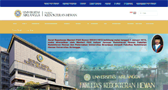 Desktop Screenshot of fkh.unair.ac.id