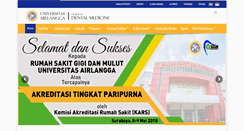 Desktop Screenshot of fkg.unair.ac.id